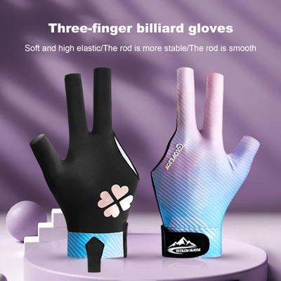 1Pc Billiards Glove Stretch Breathable Anti-slip Sweat-absorbing Men Women Left Hand Snooker Cue