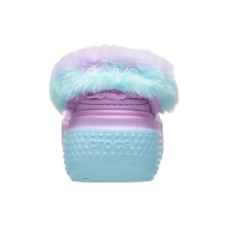 Aespa x Crocs Stomp Lined Clog Nebe a Země Unisex Tenisky Fialová Vícebarevná 208688-90H