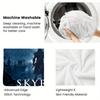The Elder Scrolls 2D Flat Pattern Flannel Blanket High Quality All Seasons Warmth and Comfort Perfect for Christmas Gifts.P260914482