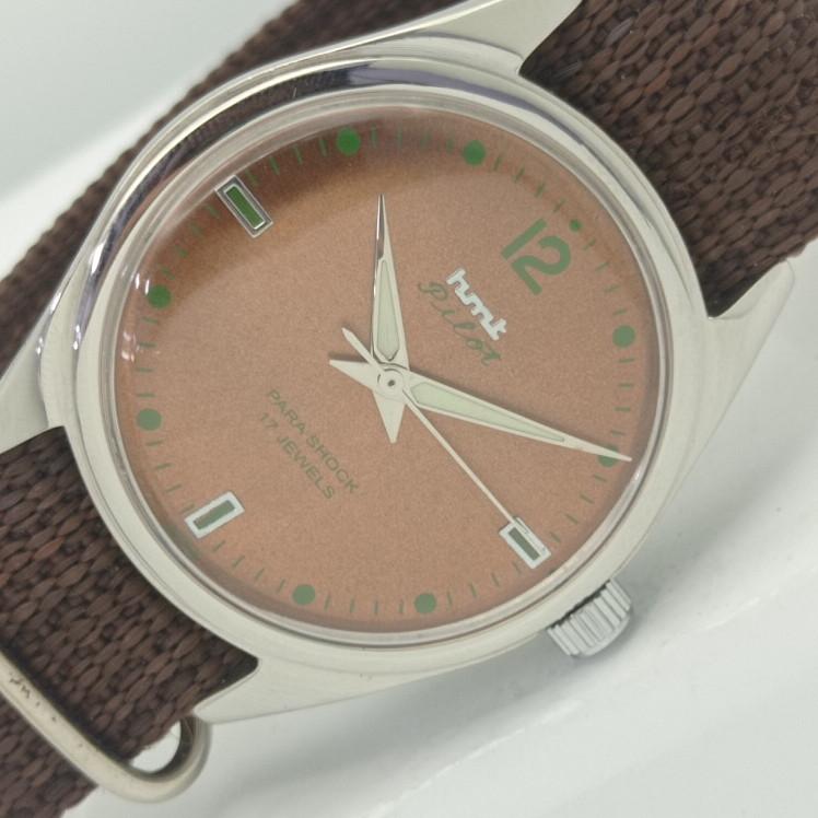 

USED HMT PILOT INDIAN MENS MECHANICAL WATCH a411254-1 Sku001-a411254