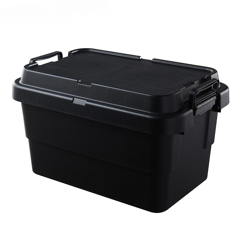 New Arrival Camping Picnic Cargo Box with Lid, Large Capacity Trunk Organizer for Car Storage