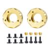 TRZX 2pcs 1/18 RC Brass Front Steering Knuckle RC Counterweight for Kyosho Jimny