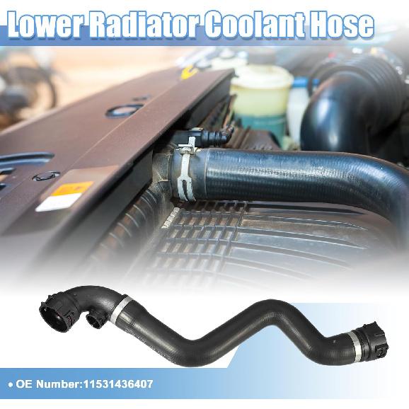 Radiator Coolant Hose Replace No.11531436407 for BMW 316Ci 2000-2005 Rubber Black