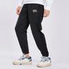 Li Ning Anti-Five Series Fleece Lined Warm Corduroy Sports Long Pants Men Pants Black AKLSA81-2
