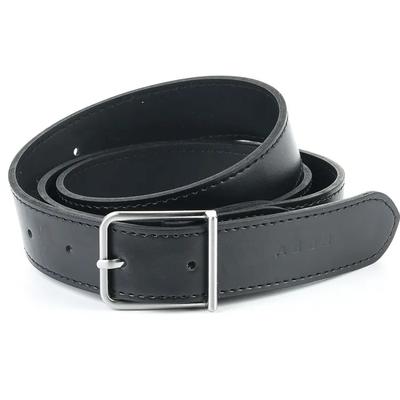 L'Or Square Faux Leather Belt Black