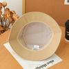 Men Large Size Bucket Hats Women Fashionable Versatile Letters Sun Hat Summer Beach Sunscreen Panama Hat Big Head Fisherman Cap