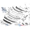 CLA W118 Front Bumper Trim for Mercedes-Benz (1188855301, 1188855401)