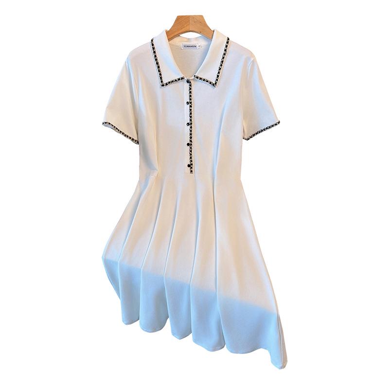 Plus Size Women's Summer Loose Mid-Length Slimming Dress