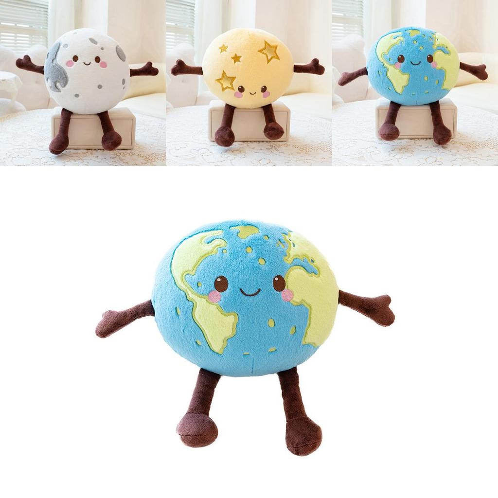 Planet Plush Toy With Pp Cotton Filling For Kids And Collectors