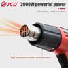 JCD High Power 2000W Variable Advanced Hot Air Temperatures Adjustable Electric Heat Gun Tools