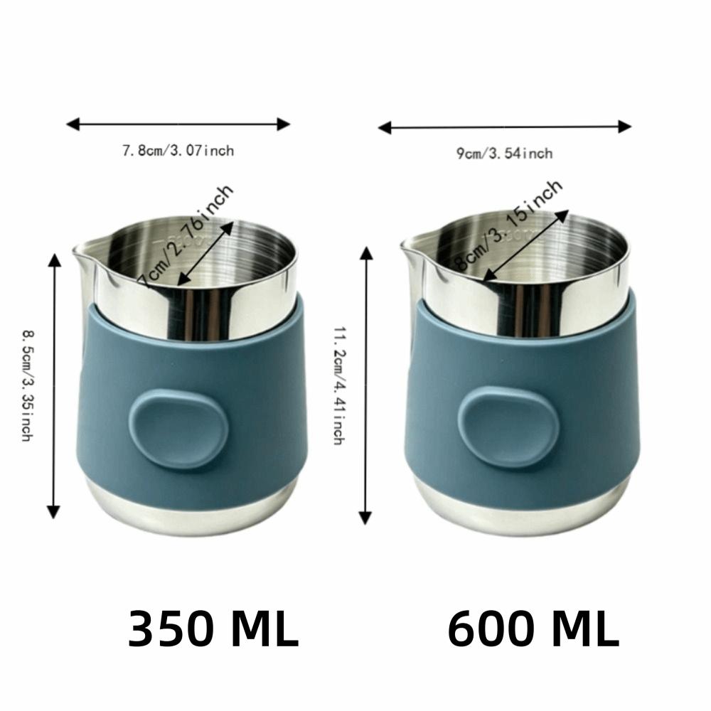 Anti‑scald Milk Frothing Pitcher Stainless Steel Latte Art Milk Frother Jug Barista
