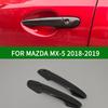 For 2018- Mazda MX-5 Glossy Carbon Fiber Patterns Side Door Handle Covers Trims