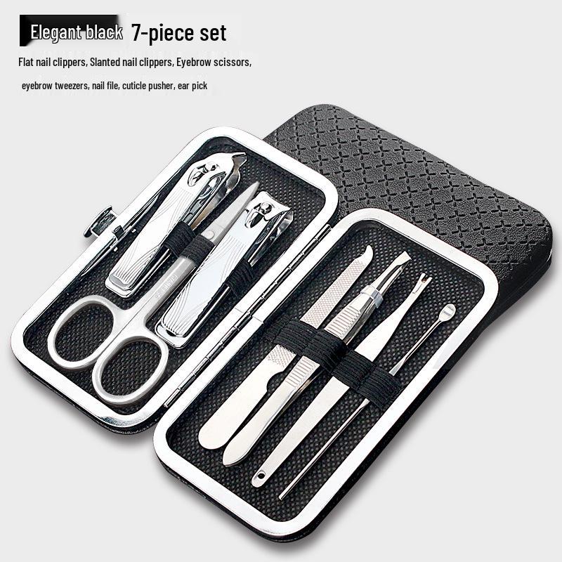 12-Piece Stainless Steel Nail Clipper and Manicure Set
