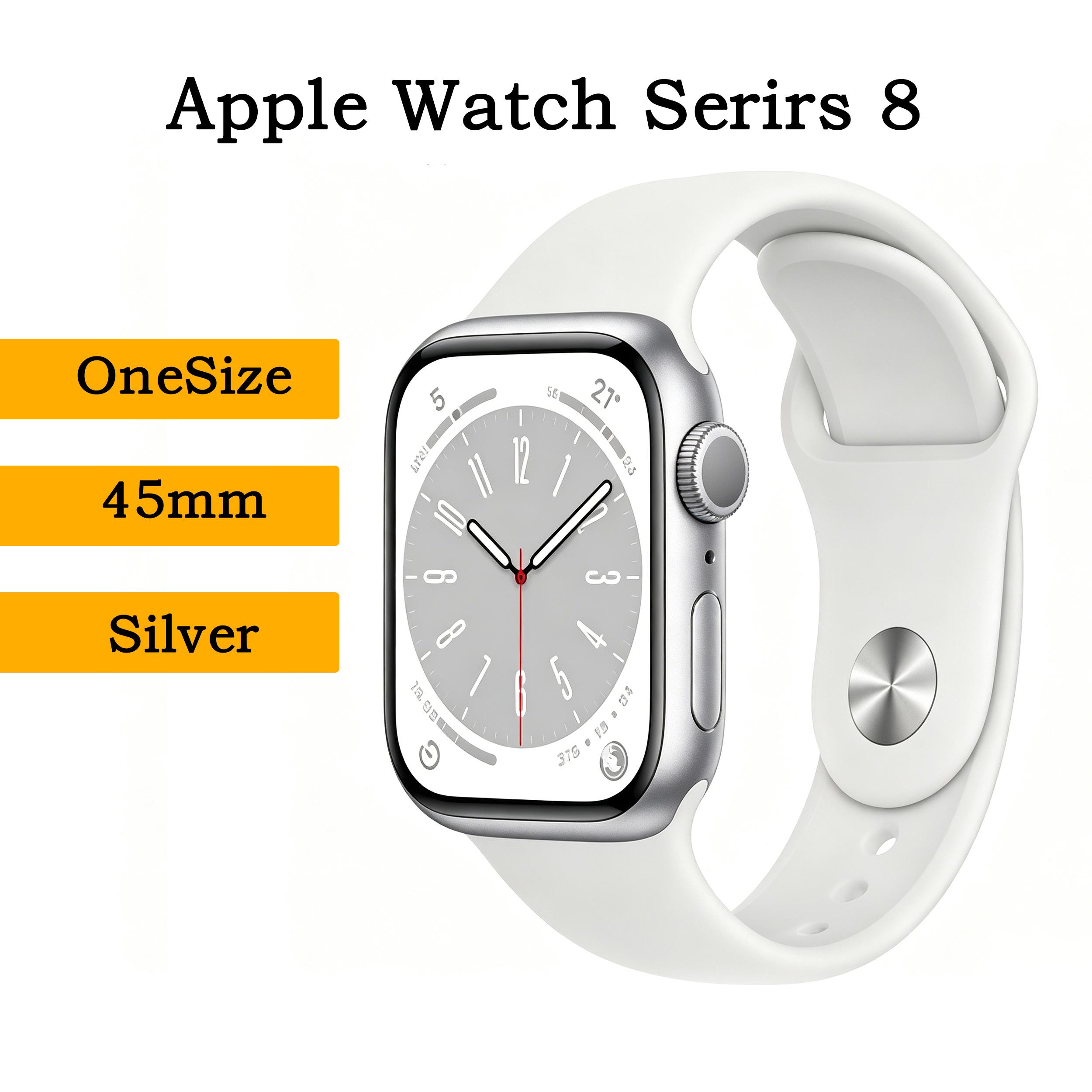 Smartwatch Apple 45mm GPS Waterproof Series 8 41 серебряный