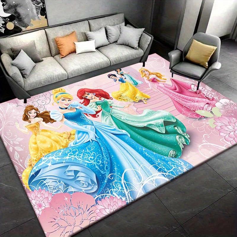 

1pc Princess Pattern Area Rug Soft Flannel Floor Mat for Living Room, edroom, Kitchen, Sofa Coffee Table Floor Mat, Machine Washable 60cm by 90cm