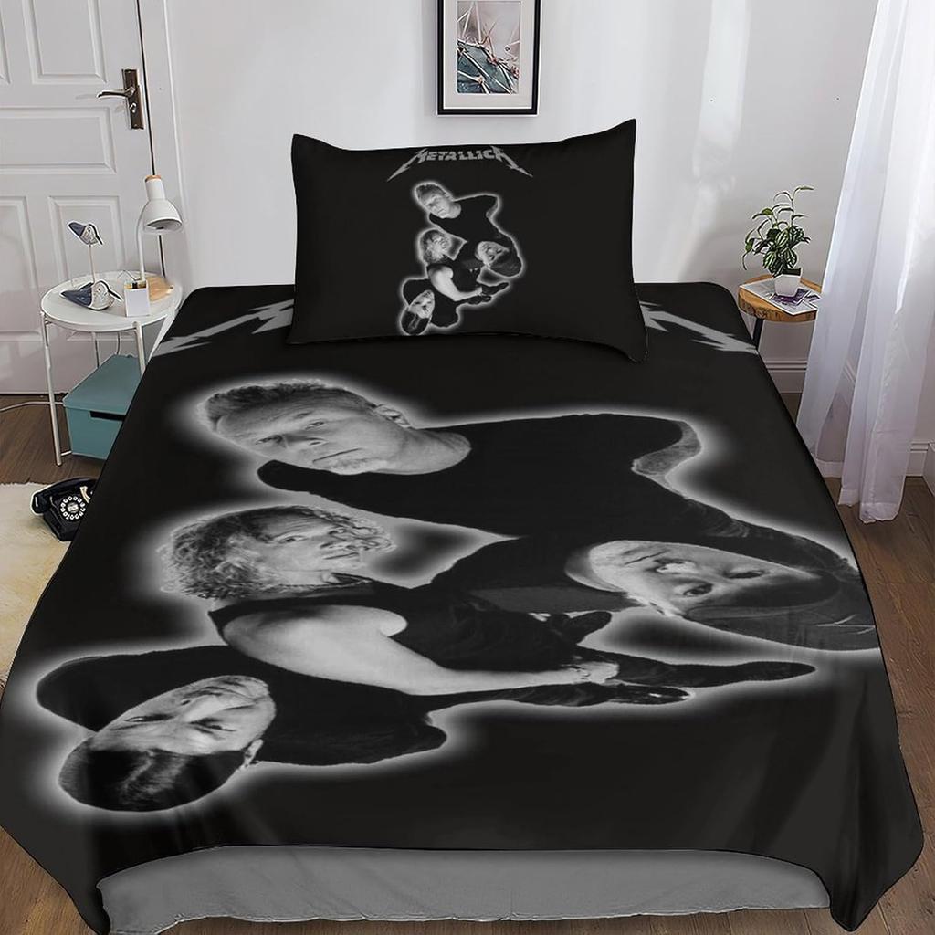 Slayer Heavy Metal Band Duvet Cover 3D Exquisite Music Digital Print Bedding Set Comforter Bed Home Decor Boys Birthday Gift