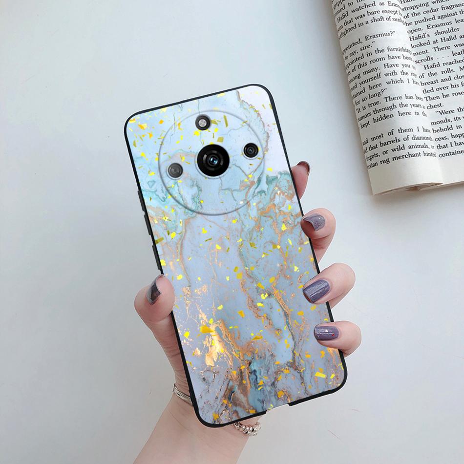 Für Cover Realme 11 Pro Plus Hülle RMX3740 Niedliche Cartoon Katze Blume Weiches Silikon Handyhüllen Für Realme11 11Pro+ 5G 2023 Bumper