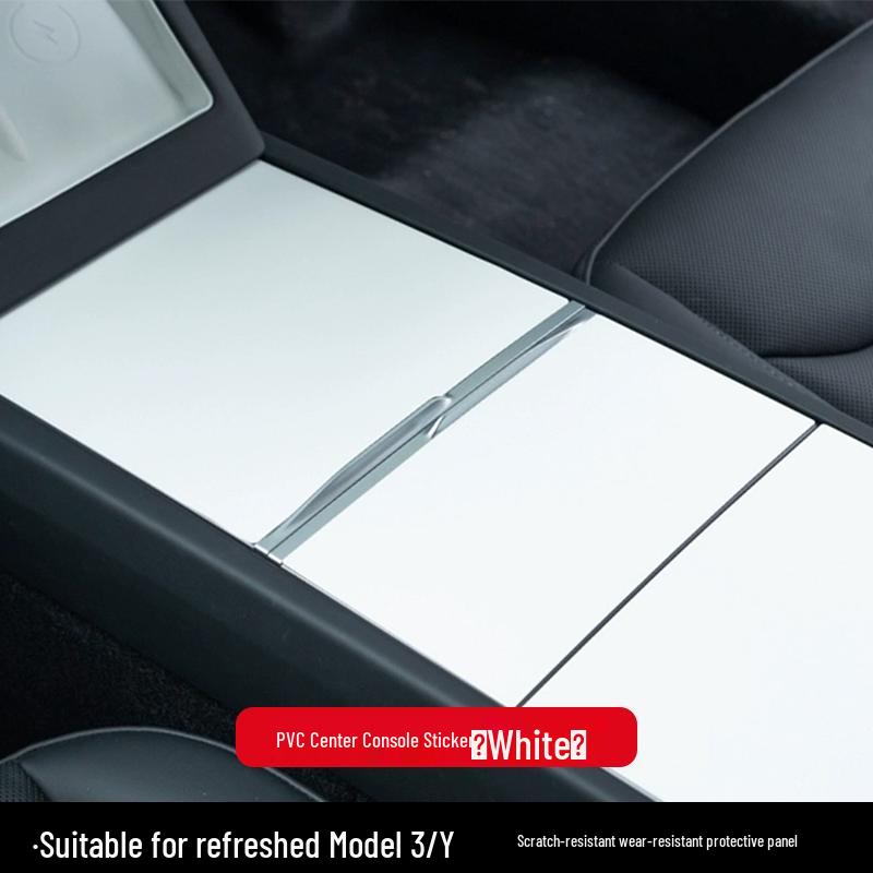 Tesla Model 3/Y Center Console Suede Protective Film Sticker