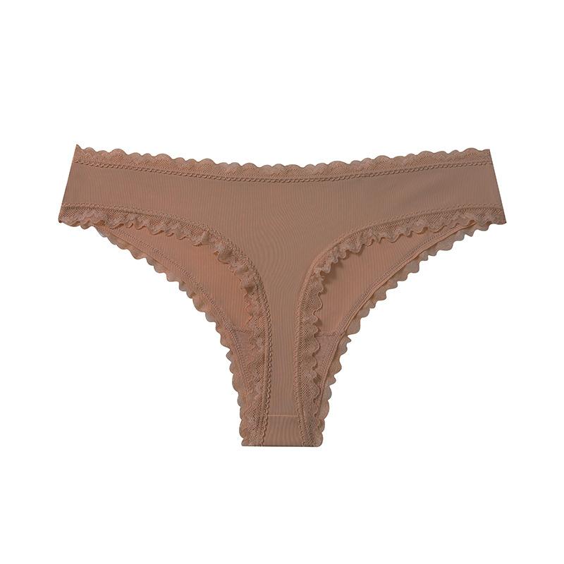 Ladies Spring and Summer Sexy Lace Lace Comfortable Low Waist Thong Underwear