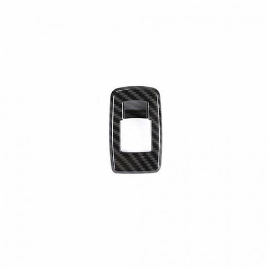 Carbon Fiber ABS Tailgate Rear Door Switch Cover Trim For BMW 5 Series 2018-