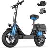 TOOFLY-GQ8 Foldable Electric Bicycle 250W Motor 48V15AH Lithium Battery Adult Electric Bike 14-inch Tire Urban Commuter E-bike
