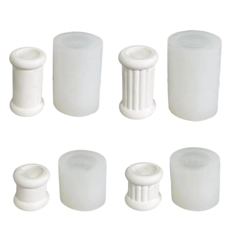 Unique Home Ornaments Craeting Resin Molds Beautiful Candle Holders Making Resin Moulds Reliable Crafting Silicone Mold