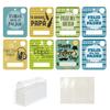 8 Pcs Father's Day Money Holder Ornaments Cash Money Holder Card with Plastic Cover And Adhesive DIY Father's Day Appreciation Gift