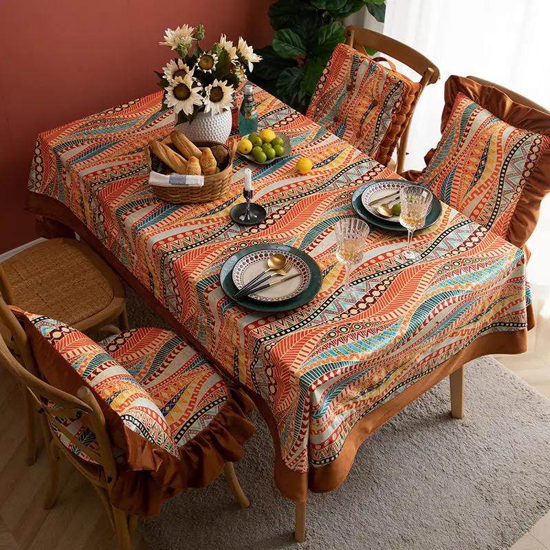 Скатерть в европейском стиле с кромкой — фото 11