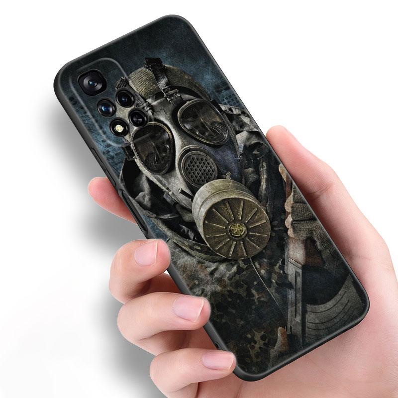 Game Stalker Clear Sky Black Silicone Phone Case For Xiaomi POCO X3 X4 NFC F5 M3 M4 M6 X5 X6 Pro F3 F4 GT 5G C55 C65 M5