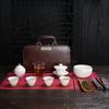 Chaxun Suet Jade Porcelain Tea Art Training Set