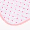 Ny Pink Love Quiltet Japansk Stil Gammel Bordskåner Dækkeserviet Ins Stil Skrivebord til Studerende Materiale Hjerteformet Bordskåner Sød