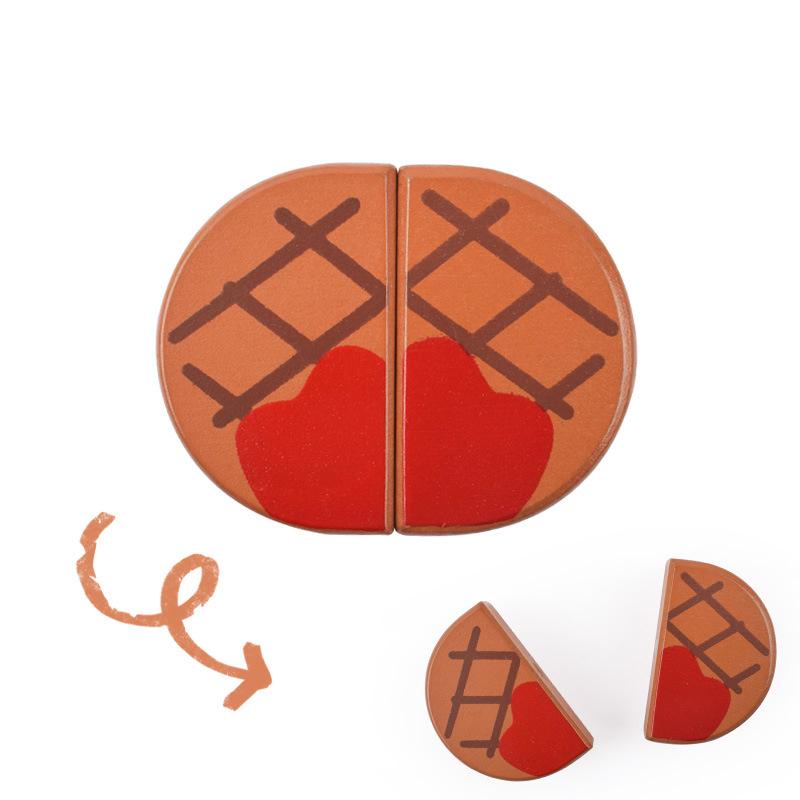 1PCS Wooden Toy Magnetic Cutting Fruit Vegetables Food Pretend Play Simulation Kitchen Role Play Educational Toys For Children