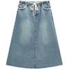 Aijutu Women's Fashion High-Waist Denim Skirt