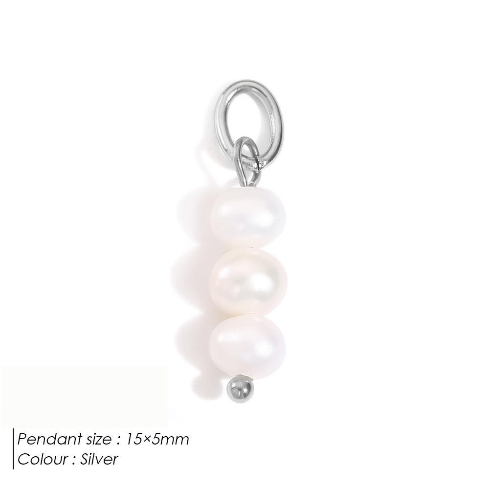 Элегантный подвес-шарм с жемчугом в стиле барокко - Универсальный модный аксессуар