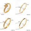 Vintage Zircon Stainless Steel Bracelet For Women With Open Clasp Jewelry Accessory