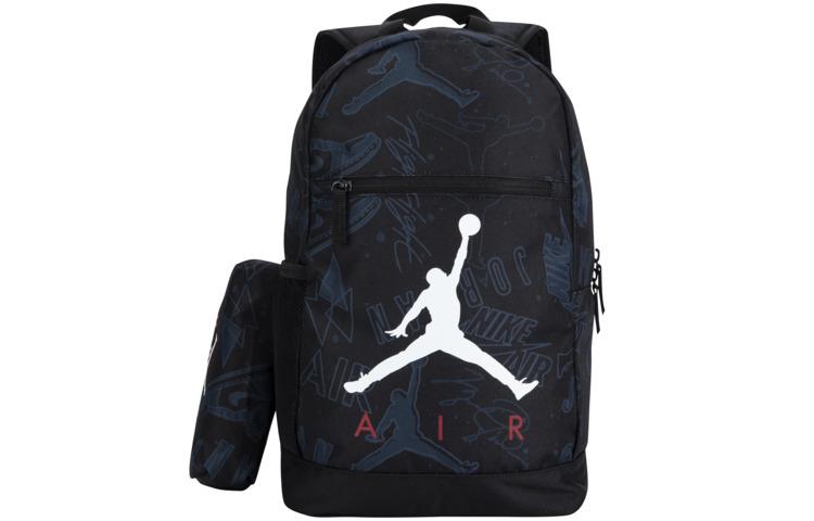Jordan Pochette à crayons en polyester Sac à dos Régulier Unisexe Noir Jais ONESIZE