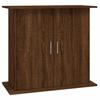 VidaXL Support pour aquarium chêne marron 81x36x73cm bois d'ingénierie 833606