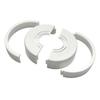 Useful Non Removable Shower Faucet Cover Adjustable ABS Faucet Decorative Cover Scalable Flange Cover Kitchen