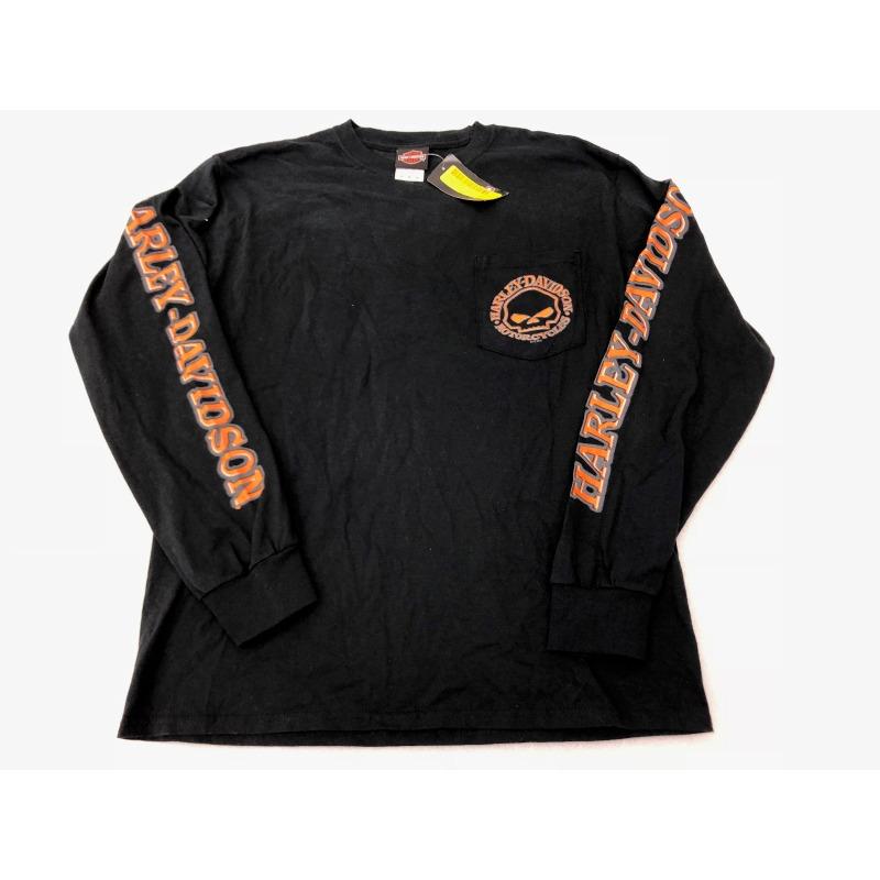 Harley Davidson T-Shirt Exklusiv MVP Locker Langarm-T-Shirt 5XL black