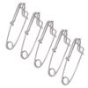 5pcs/set Longline Snap Clip Corrosion Resistance Float Line Tuna Clip for Ocean Fishing3.5x125mm