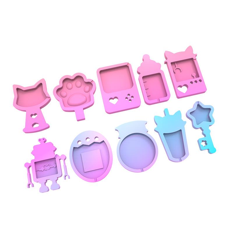 Poppy DIY Crystal Resin Mold: Cute Flowing Sand Pendant Silicone Mold, Highly Recommended