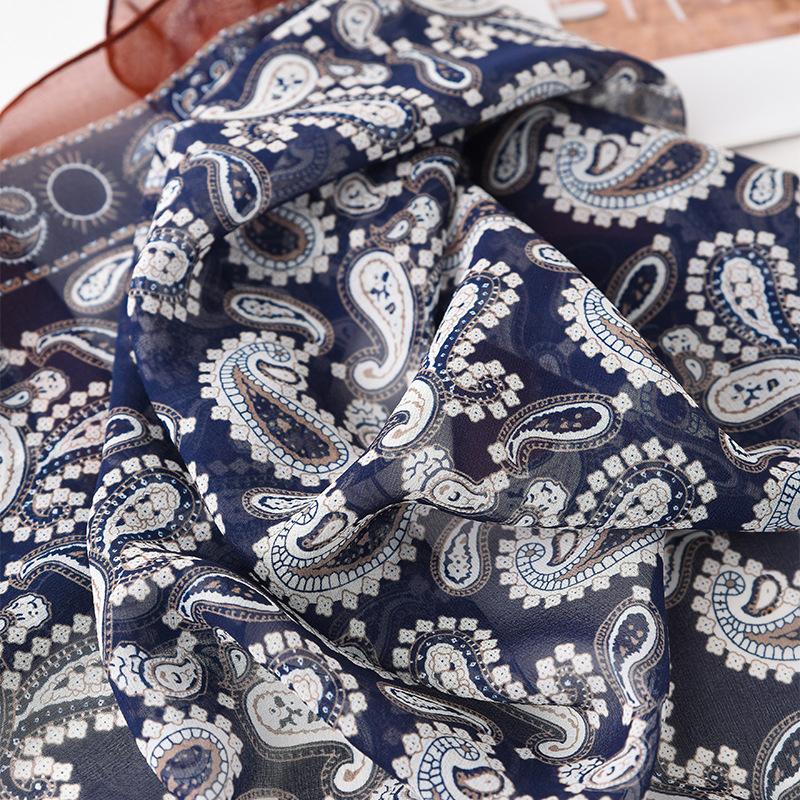 Zhang Nuonan 111% Mulberry Silk 61 * 61cm Silk Scarf Spring and Summer Silk Square Scarf High-end Scarf Wholesale