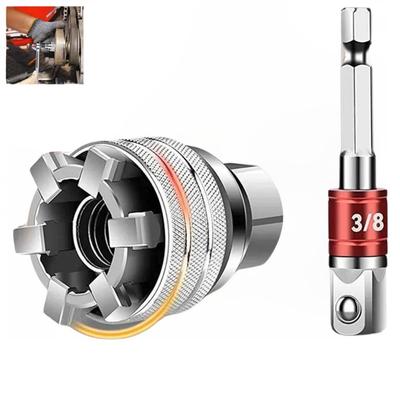 Multi-Function Universal Socket Wrench Set Hex Head 10mm-19mm Universal Maintenance Tool Ratchet Torque Wrench