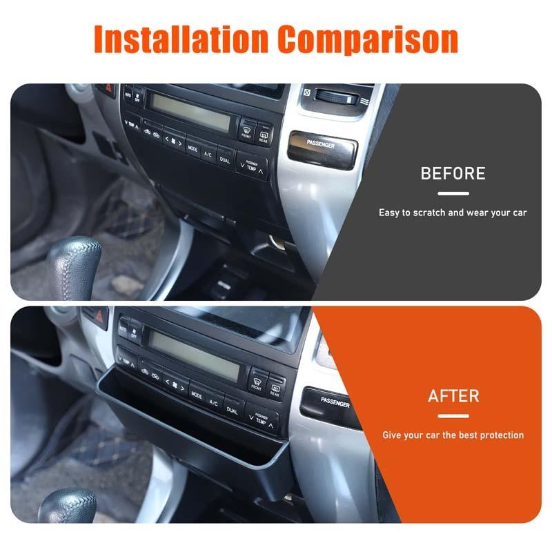 Car center Storage Box For Toyota Land Cruiser Prado 120 2003//2004/2005/2006/2007/2008/2009 Interior Accessories Parts