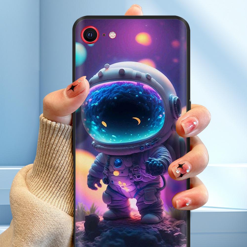 For iPhone SE 2020 Phone Case Funny Camera Protection Soft Liquid Silicone Back Cover for iPhone SE 2016 5 5S Cover for iPhoneSE