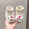 Soft Sole Fleece Baby Shoes and Socks for Autumn/Winter (3-12 Months)