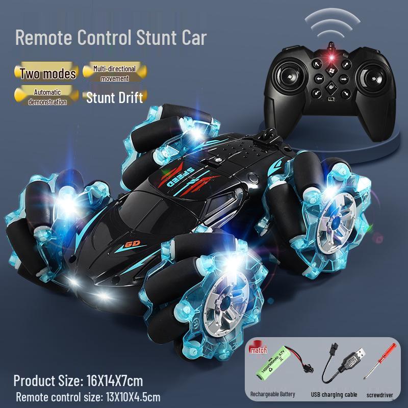 

Прецизионная дрифт-трюковая радиоуправляемая машина - Перезаряжаемая игрушка-трансформер с распылителем для мальчиков, Внедорожный гоночный автомобиль для лазания