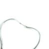 Excellent TIFFANY&Co. Pierce Open Heart Hoop Pierce, Medium Silver AG925 Women Used
