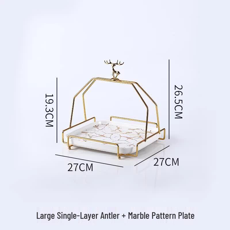 Nordic Ceramic Pedestal Serving Platter