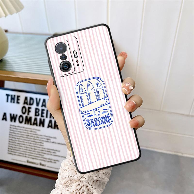 Cartoon Creative Fish Case for Xiaomi Mi 15 Pro 14 12 11T 12T Pro 13 Lite 12X 11 10T Funda Phone Cover